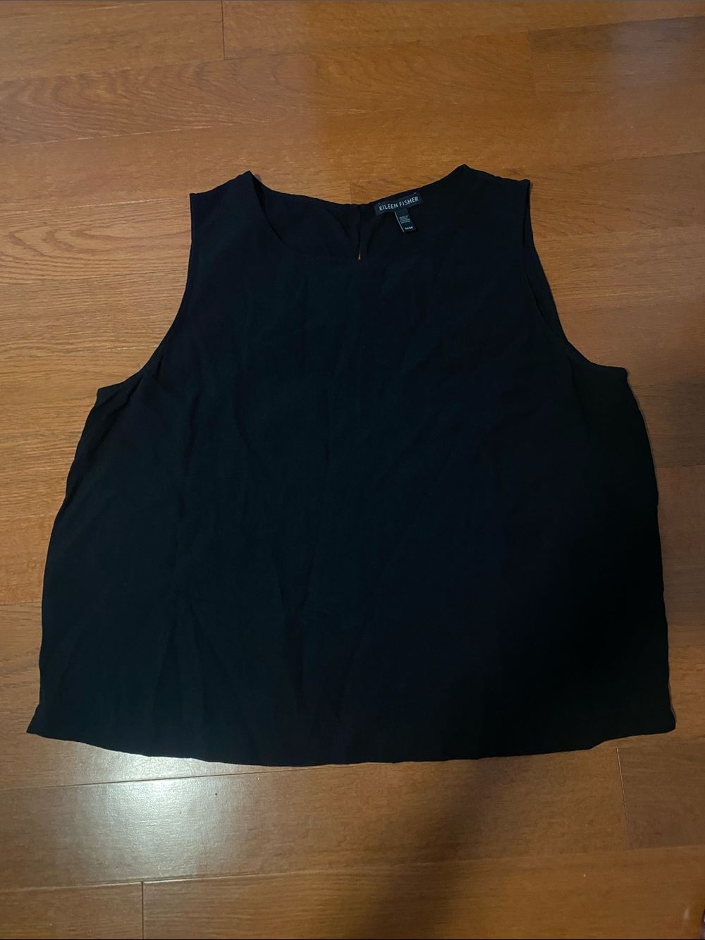 Eileen Fisher Black Sleeveless Tank Top